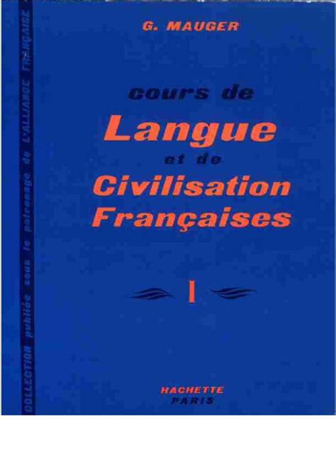 (PDF) Gaston Mauger Cours De Langue Et De Civilisation.